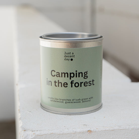 Camping in the forest - Duftkerzen Dose