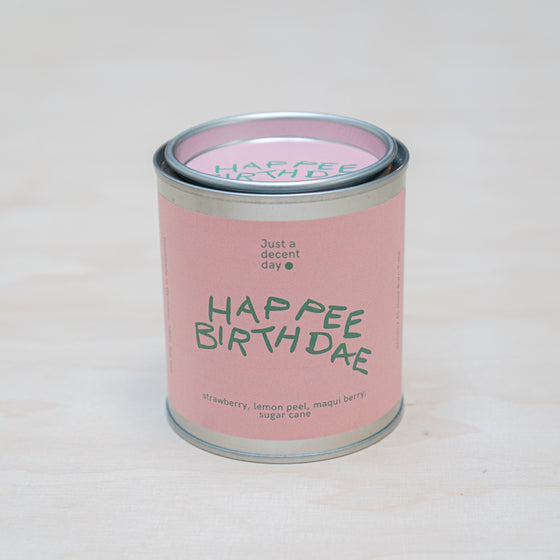 Happee Birthdae - Duftkerzen Dose