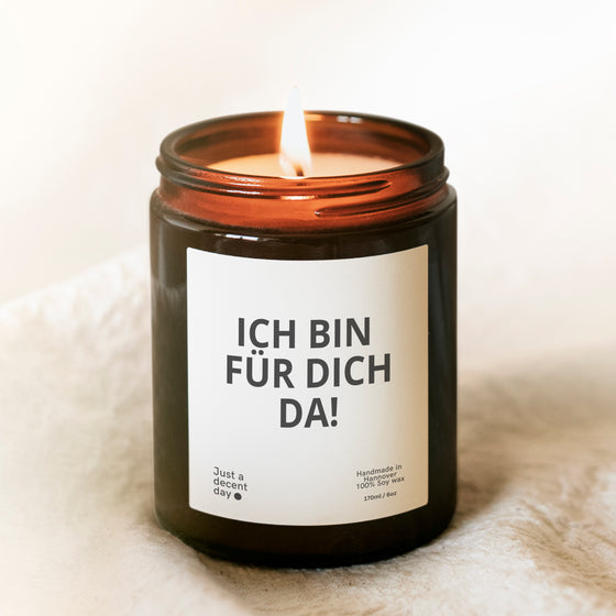 Ich bin für dich da - Duftkerzen Geschenk